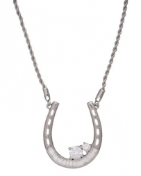 Montana Silversmiths® Ladies' Horseshoe CZ Necklace