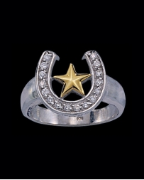 Montana Silversmiths® Horseshoe Star Ring