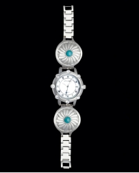 Montana Silversmiths® Ladies' Turquoise Stone Concho Watch