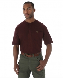 Riggs Workwear® by Wrangler® Men's Short Sleeve Henley- Big