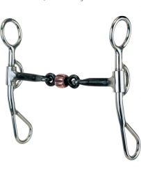 Argentine " Smooth Dogbone Snaffle with Roller