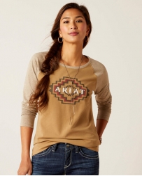 Ariat® Ladies' Tuscon Baseball Tee