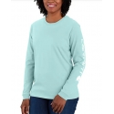 Carhartt® Ladies' LS Sleeve Logo Tee