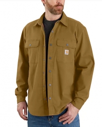 Carhartt® Men's Fleece Lined RF Canvas Shirt Jac - Tall