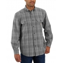 Carhartt® Men's Midweight Chambray LS Plaid - Big and Tall