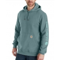 Carhartt® Men's Midweight Sleeve Logo Hoodie - Big and Tall