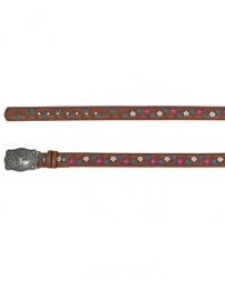 Catchfly® Girls' Embroidered Flower Belt