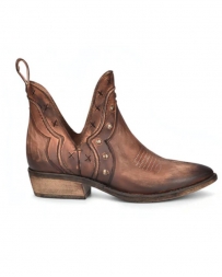 Corral Boots® Ladies' Honey Studs & Woven Bootie