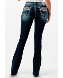 Grace in LA Ladies' Aztec Pocket Easy Bootcut