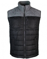 Hooey® Men's Packable Vest Black Charcoal