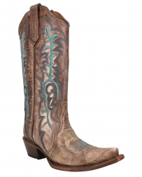 Corral Boots® Ladies' Brown Hand Painted Boot