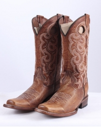 Corral Boots® Ladies' Cognac Cutout & Embroidery