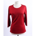 Ladies' Embellished Top 3/4 Sleeve