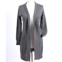 Ladies' Long Grey Cardigan