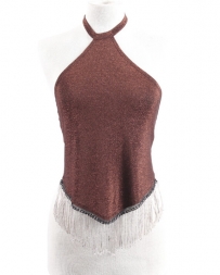 Ladies' Shimmer Fringe Top