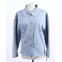 Ladies' TIA Raw Edge Denim Jacket