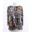 Ladies' Twist Front Aztec Top