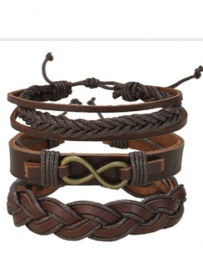 Men's Infinity Bracelet Set