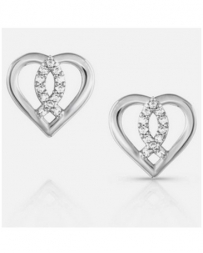 Montana Silversmiths® Ladies' Fashion Your Faith Heart Earrings