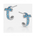 Montana Silversmiths® Ladies' Hold Tight Cross Earrings