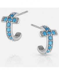 Montana Silversmiths® Ladies' Hold Tight Cross Earrings