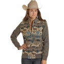 Rock and Roll Cowgirl® Ladies' Buffalo Jacquard Wool Bomber