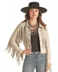 Rock and Roll Cowgirl® Ladies' Micro Suede Fringe Jacket