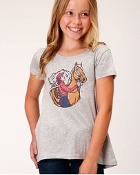 Roper® Girls' Retro Cowgirl Tee