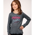 Roper® Girls' Western Barbie LS Tee