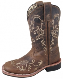 Smoky Mountain® Boots Girls' Youth Floral SQ Brwn