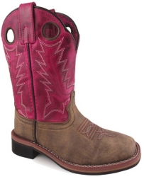 Smoky Mountain® Boots Kids' Traci Brown/Pink Boot
