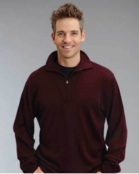Stetson® Men's 1/4 Zip Wool Sweater