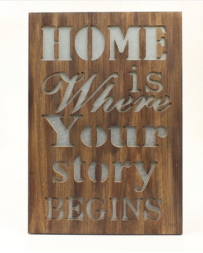 Western Moments® Home Story Sign