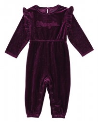 Wrangler® Girls' Infant Velvet Playsuit