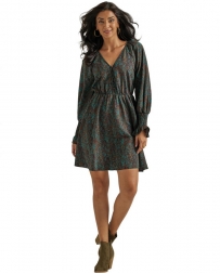 Wrangler Retro® Ladies' Smocked Sleeve Dress