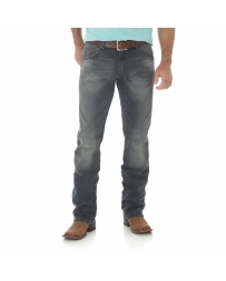 Wrangler Retro® Men's Grey Denim Slim Straight Jeans - Tall