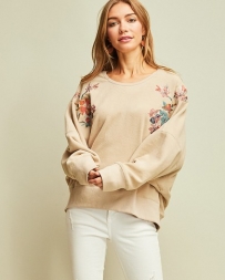 Younique® Ladies' Embroidery Fleece Pullover
